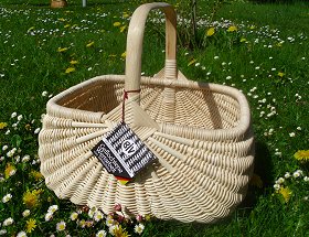 Schanzenkorb aus Rattan